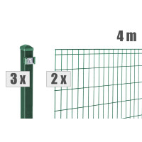 Stabgitterzaun Design MICHL (H x L) 1000 mm x 4 m in Moosgrün