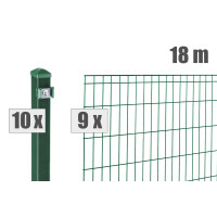 Stabgitterzaun Design MICHL (H x L) 1200 mm x 18 m in Moosgrün