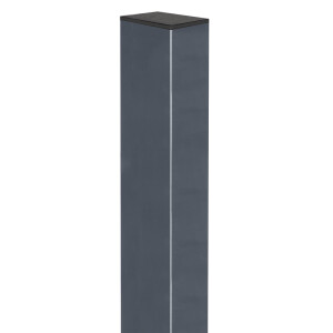 Lärmschutz-Pfosten Eco ( B x H x L) 80 x 60 x 2600 mm Antrazitgrau