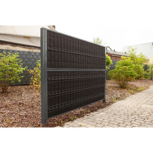 Lärmschutz-Pfosten Eco ( B x H x L) 80 x 60 x 2600 mm Antrazitgrau