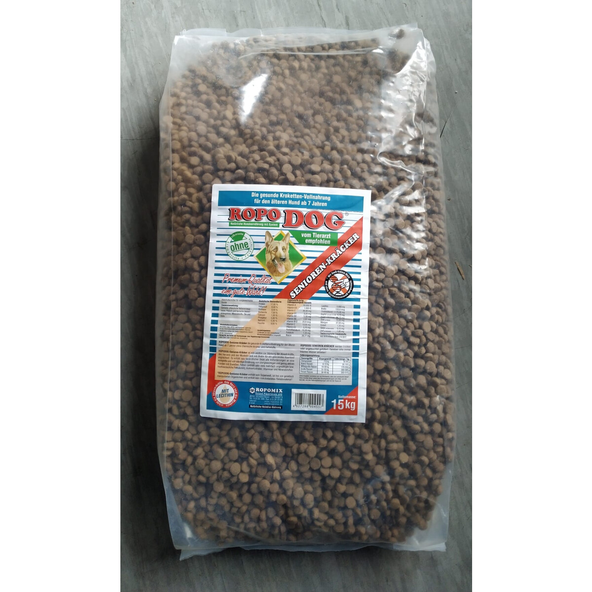 15 Kg Hundefutter ROPODOG Trockenfutter Senioren...