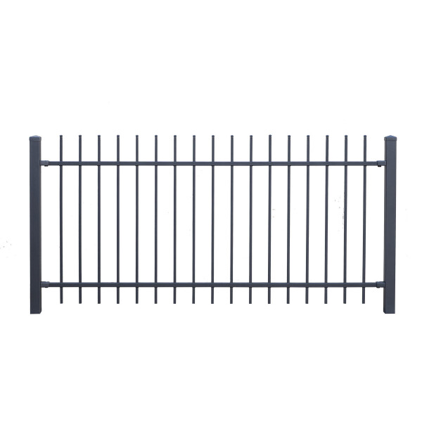Schmuckzaun Design Zürich 6 m ( H x B ) 1200 x 1910 mm Eisenglimmer