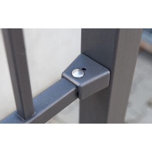 Schmuckzaun Design Zürich 6 m ( H x B ) 1200 x 1910 mm Eisenglimmer