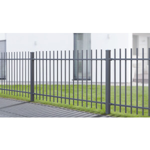 Schmuckzaun Design Zürich 6 m ( H x B ) 1200 x 1910 mm Eisenglimmer