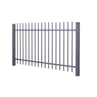 Schmuckzaun Design Zürich 6 m ( H x B ) 1200 x 1910 mm Eisenglimmer