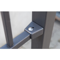 Schmuckzaun Design Zürich 6 m ( H x B ) 1200 x 1910 mm Eisenglimmer