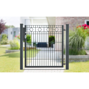 Flügeltor BARCELONA - VARIO Residenz - 1-flüglig ( H x B ) 1230 x 1020 mm ZINK