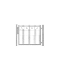 Flügeltor BARCELONA - VARIO Residenz - 1-flüglig ( H x B ) 1230 x 1020 mm ZINK