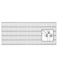 Doppelstabgitter Design Max (H x L) 1830 mm x 10 m RAL7016