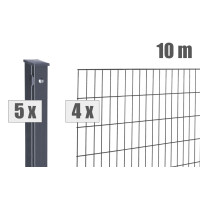 Doppelstabgitter Design Max (H x L) 1830 mm x 10 m RAL7016