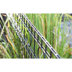 Schmuckzaun Design Rom (H x B ) 830 mm x 30 m Moosgrün