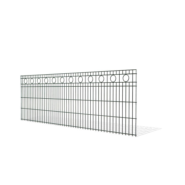 Schmuckzaun Design Rom (H x B ) 830 mm x 40 m Anthrazit