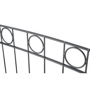 Schmuckzaun Residenz WIEN ( H x L ) 830 mm x 15 m Anthrazitgrau