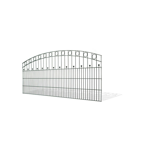 Schmuckzaun Residenz WIEN ( H x L ) 1230 mm x 17,5 m Anthrazitgrau
