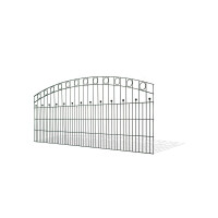 Schmuckzaun Residenz WIEN ( H x L ) 1230 mm x 17,5 m Anthrazitgrau