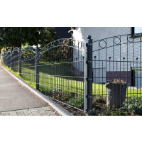 Schmuckzaun Residenz WIEN ( H x L ) 1230 mm x 17,5 m Anthrazitgrau