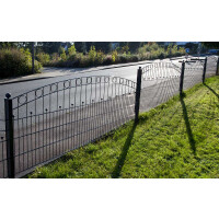 Schmuckzaun Residenz WIEN ( H x L ) 830 mm x 40 m Anthrazitgrau