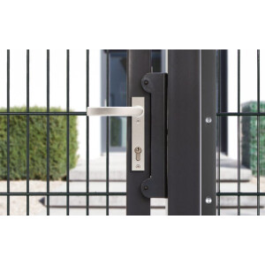 Flügeltor Max und Moritz - Vario Plus S - 1-flüglig 1200 x 1340 mm Zink