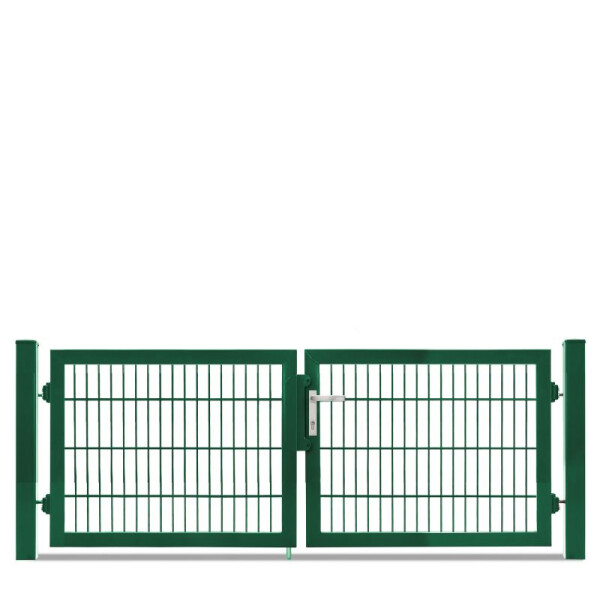 Flügeltor Max und Moritz - Vario Plus S - 2-flüglig ( H x B ) 800 x 2140 mm Moosgrün