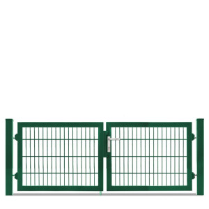 Flügeltor Max und Moritz - Vario Plus S - 2-flüglig ( H x B ) 800 x 2140 mm Moosgrün