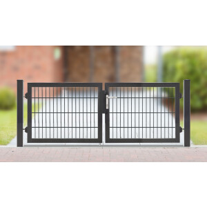 Flügeltor Max und Moritz - Vario Plus S - 2-flüglig ( H x B ) 800 x 2140 mm Moosgrün