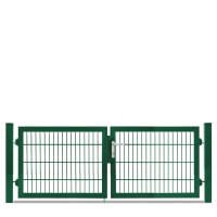 Flügeltor Max und Moritz - Vario Plus S - 2-flüglig ( H x B ) 800 x 2140 mm Moosgrün