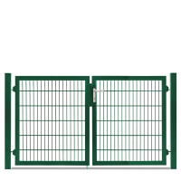 Flügeltor Max und Moritz - Vario Plus S - 2-flüglig ( H x B ) 1200 x 2140 mm Moosgrün