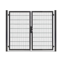 Flügeltor Max und Moritz - Vario Plus S - 2-flüglig ( H x B ) 1800 x 2140 mm Anthrazitgrau