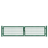 Flügeltor Max und Moritz - Vario Plus S - 2-flüglig ( H x B ) 800 x 3640 mm Moosgrün