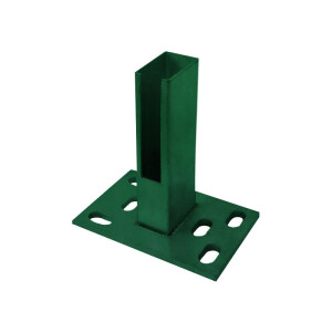 Fussplatte Pfosten A RAL 6005 grün