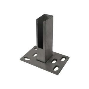 Fussplatte Pfosten A RAL 7016 anthrazit