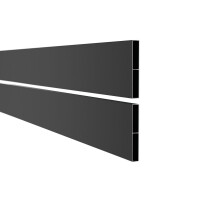 VIDUAL line 150 D10 ALU Zaunpaket mit Pfosten (L x H) 9,04 m x 1600 mm Anthrazit