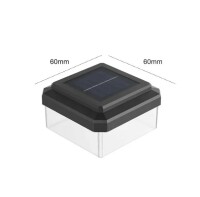 Pfostenleuchte 6060 LED Solar Zaunleuchte 2