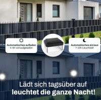 Pfostenleuchte 6060 LED Solar Zaunleuchte 5