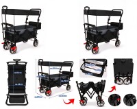 Falt Bollerwagen Handwagen Kinder Buggy Trolley Strandwagen 