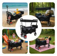 Falt Bollerwagen Handwagen Kinder Buggy Trolley Strandwagen 