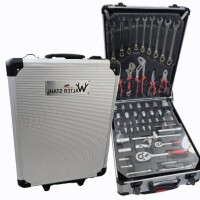 Werkzeugkoffer Alukoffer Trolley 410 tlg  + 1 Extra Walter S
