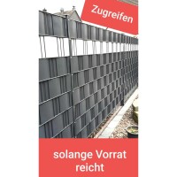 Sichtschutzstreifen Maximus geriffelt PP-Kunststoff  2530 x 