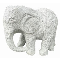 Elefant Benjamin aus Granit L&auml;nge 30 cm H&ouml;he 25  cm