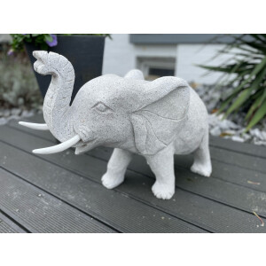 Elefant Dumbo aus Granit L&auml;nge 60 cm H&ouml;he 50 cm